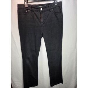 Lauren Ralph Lauren Women's Jeans Premier Straight Mid Rise Black Size 6 Classic